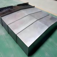 CNC machine tool telescopic steel plate protective cover