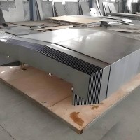 Steel plate protective cover for CNC machine tool